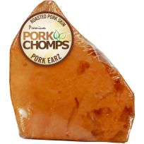 Premium Pork Chomps Roasted Ear-shaped Pork Skin Dog Chew, 1 Count, DT508V