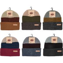 CLEAR CREEK Knit Cuff Hat, CC-HATS-153, Assorted Stripe, One Size Fits Most