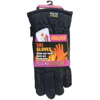 POLAR EXTREME Sherpa Lined Ski Gloves, PE-H-SKI-200, Assorted, One Size Fits Most