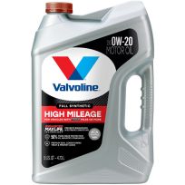 Valvoline™ Full Synthetic High Mileage Motor Oil, SAE 0W-20, 881168, 5 Quart
