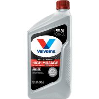 Valvoline™ Full Synthetic High Mileage Motor Oil, SAE 5W-30, VV179, 1 Quart