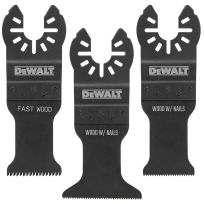 DEWALT 1-1/4 IN Carbide Oscillating Tool Blade For General Purpose Cutting, 3-Pack, DWA4252