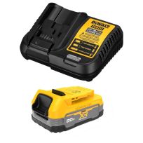 DEWALT 20V MAX Starter Kit with XR POWERSTACK Compact Battery and Charger, DCBP034C