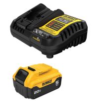 DEWALT 20V MAX 5 AH Starter Kit, DCB205C