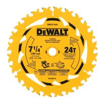 DEWALT 24T Circular Saw Blade, 7-1/4 IN, DWA271424B10