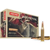 norma® .243 Win.100 Grain Pointed Soft Point, Whitetail, 20-Rounds, 20160462
