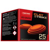norma® CLAYSTRIKE 20 Gauge 2.75" #8 Shot 1oz, 25-Rounds, 1196052880