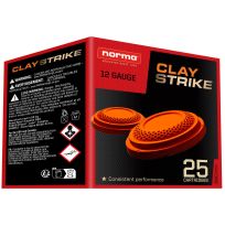 norma® CLAYSTRIKE 12 Gauge 2.75" #7.5 Shot 1oz, 25-Rounds, 1198052875