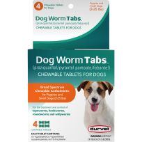 Durvet Quad Dewormer, 2-25 LB Dog, 4-Count, 119269