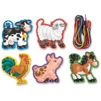 Melissa & Doug® Farm Animals Lace and Trace Panels, 50903