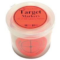 Taylor Targets Target Markers, 100-Pack, RED MRKRS, Red