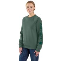 Carhartt Women's Relaxed Fit Mid-Weight Graphic Crewneck Sweatshirt