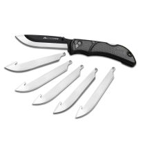 OUTDOOR EDGE® 3.5" Razor-EDC Lite with 6 Replacement Blades, RLY-50C, Grey