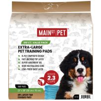 MAIN ST. PET™ Pet Training Pads, 23" x 30", 100-Pack, MSP-039, X-Large