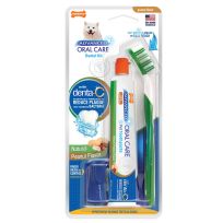 Nylabone® Advanced Oral Care Natural Dog Dental Kit, Peanut Butter Flavor, NPD303P, 2.5 OZ