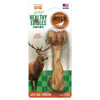 Nylabone® Natural Healthy Edibles WILD Natural Long Lasting Venison Dog Chew Treats, NEV203P
