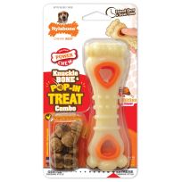Nylabone® Power Chew Souper Bone & Pop-In Treat Toy Combo, Chicken Flavor, NTH993P