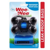 Four Paws Wee-Wee Outdoor Dog Waste Bag Dispenser with Heavy Duty Waste Bags, 30-Count, 100202143