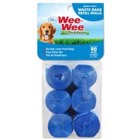Four Paws Wee-Wee Outdoor Heavy Duty Dog Waste Bags Refill Rolls, 90-Count, 100544867
