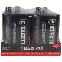 ELECTRYX™ Heavy Duty Ultra Alkaline Batteries, 2-Pack, EL-6V HD 2B, 6V