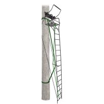 PRIMAL OUTDOORS® 22' Mac Daddy Extra Wide Deluxe Grip Jaw & Truss Ladder Stand, PVLS-601