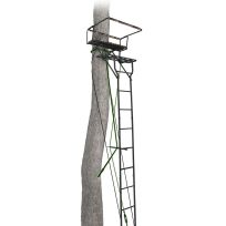 PRIMAL OUTDOORS® 15' Lockdown Two-Person Deluxe Grip Jaw & Truss Ladder Stand, PVLS-501