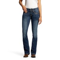 Ariat® Women's R.E.A.L. Mid Rise Stretch Entwined Festival Boot Cut Jean
