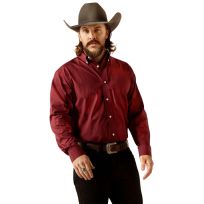Ariat® Men's Wrinkle Free Issac Classic Fit Long Sleeve Western Shirt