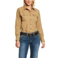 Ariat® Women's Fire Resistant Featherlight Long Sleeve Work Shirt