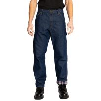 Full Blue Men's Carpenter Flannel Lined jeans