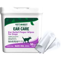 VET'S BEST® Ear Relief Finger Wipes, 50-Count, 1030764