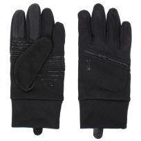 Igloos Built Stretch Fleece Touch Glove with Aipper Pocket, Assorted Sizes & Colors, A01-LG110-00