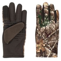 HOT SHOT® "Hawktail" Stretch Fleece Touch Hunting Glove, B01-0E-154LC-M, Realtree Edge, Medium