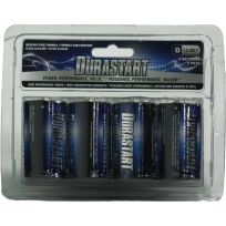 Durastart Alkaline Batteries, 8-Pack, DS-D8ALK, D