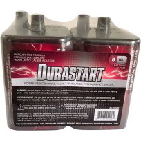 Durastart Heavy Duty Alkaline Batteries, 2-Pack, DS-6V2SHD, 6V