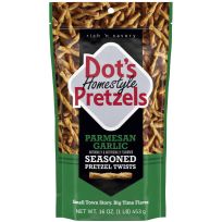 Dot's Pretzels Parmesan Garlic Twists, 50031-71971-999, 16 OZ