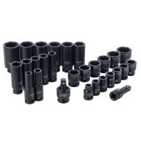 DEWALT Impact Socket Set, SAE, Combination Set, 1/2-Inch Drive, 28-Piece, DWMT19244