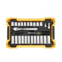 DEWALT 3/8 in. and 1/2 in. Mechanic Tool Set with ToughSystem 2.0 Tray and Lid, 85-Piece, DWMT45403