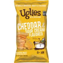 Uglies® Cheddar & Sour Cream Kettle Chips, 161856, 6 OZ