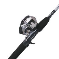 Shakespeare Synergy® Steel Spincast Combo 6 FT, 2-Piece Medium, SYNST6010CBO, Grey