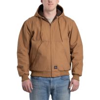 C.W. HART™ Men's Insulated Hooded Knit-Bottom Jacket