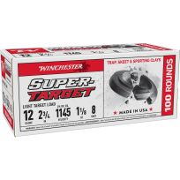 Winchester Super-Target Heavy Target, 12 Gauge, 2-3/4", #8 Shot, 100-Rounds, TRGT128VP