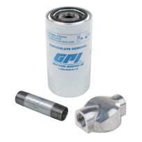 GPI® 18 GPM, 10 Micron Particulate Filter Kit with 3/4 IN NPT Aluminum Adapter, 10038874