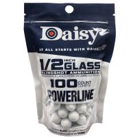Daisy 1/2 IN Glass Slingshot Ammo, 998384-446