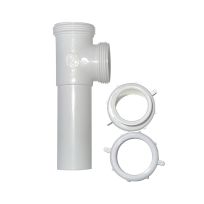 PlumbPak® Plastic End Outlet Tee and Tailpiece, 1-1/2 IN, PP66-8W, White
