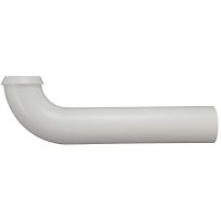 PlumbPak® Plastic Wall Tube for J-Bend, 1-1/2 IN x 7 IN, PP66-13W, White