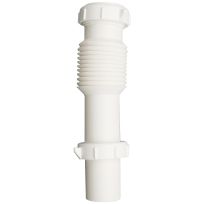 PlumbPak® Plastic Flex 'N Fix Sink Tailpiece, 1-1/2 IN x 7 IN, PP812-7, White