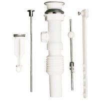 PlumbPak® Flex 'N Fit Pop-Up Assembly with Chrome Lip, 1-1/4 IN, PP812-70
