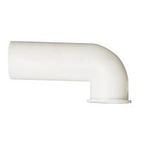 PlumbPak® Plastic Disposal Elbow for In-Sink-Erator, 1-1/2 IN x 4-3/4 IN, PP855-78, White