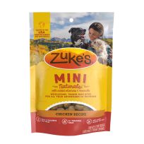 Zuke's® Mini Naturals Soft And Chewy Dog Treats, Natural Treat Bites With Chicken Recipe, 625-011-15, 16 OZ Pouch